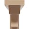 Ekena Millwork 3"W x 18"D x 6"H Thin Emerson Rough Cedar Woodgrain TimberThane Corbel, Primed Tan CORUR03X18X06EMRRCPR - alternate 3